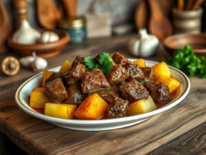 Carne de Panela com Batatas do Chef