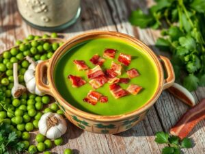 Sopa de Ervilha com Bacon Deliciosa