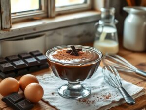 Pudim de Chocolate Encantado