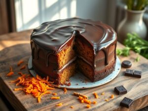 Torta de Cenoura com Chocolate Deliciosa