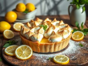 Torta de Limão Merengada dos Sonhos