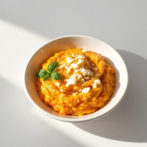 Risoto de Abóbora e Queijo da Fazenda