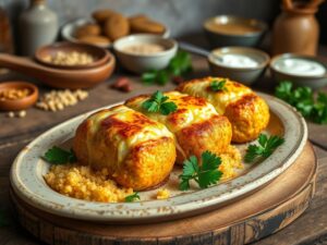 Quibe Assado com Queijo do Sabor Inesquecível