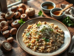 Risoto de Cogumelos do Cerrado