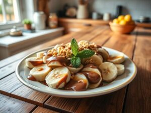 Crece de Banana com Nutella Delícia Tropical