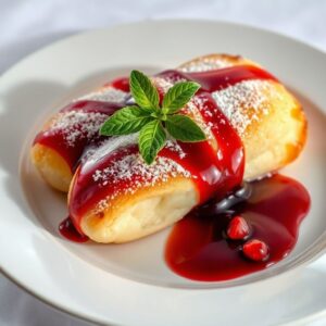 Rabanada com Calda de Vinho Natalina