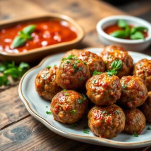 Bolinho de Carne Moída Delícia