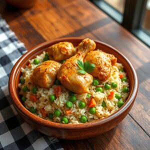 Arroz da Terra com Galinha Suave