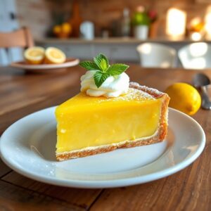 Torta de Limão Cremosa dos Sonhos