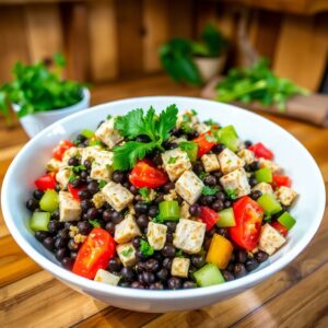 Salada Tropical de Feijão Fradinho com Atum