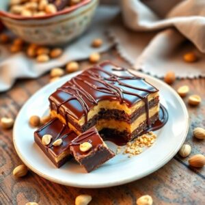 Pé de Moleque Delícia: Chocolate e Leite Condensado